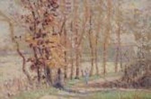 Ruisseau En Automne by Thomas E. Mostyn