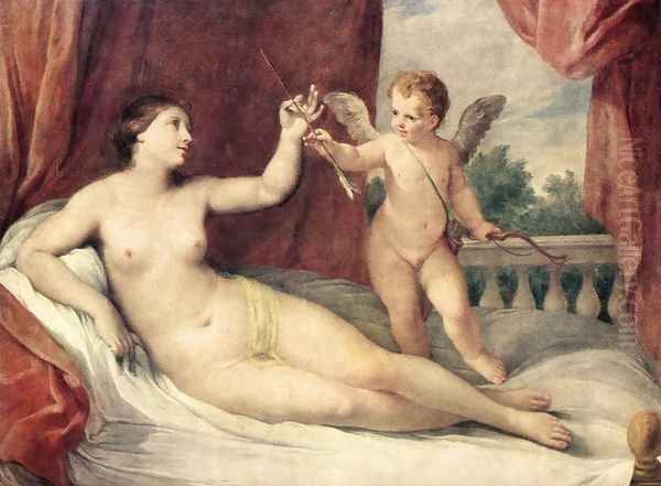 Reclining Venus with Cupid c. 1639 - view 1