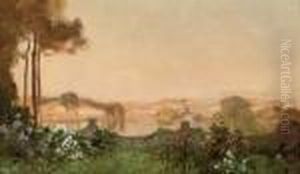 View From The Terrace by Thomas E. Mostyn