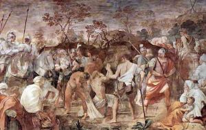Martyrdom of St. Andrew (leading to the crucifixion)