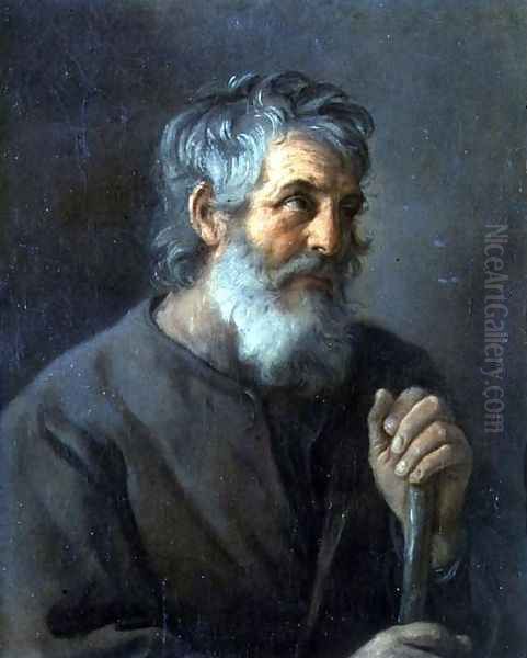 Portrait of an old man - view 1
