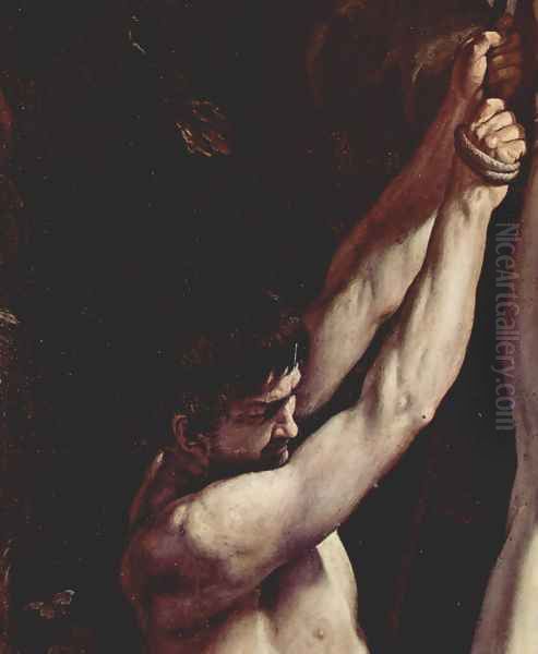 Crucifixion of St. Peter, Detail - view 1