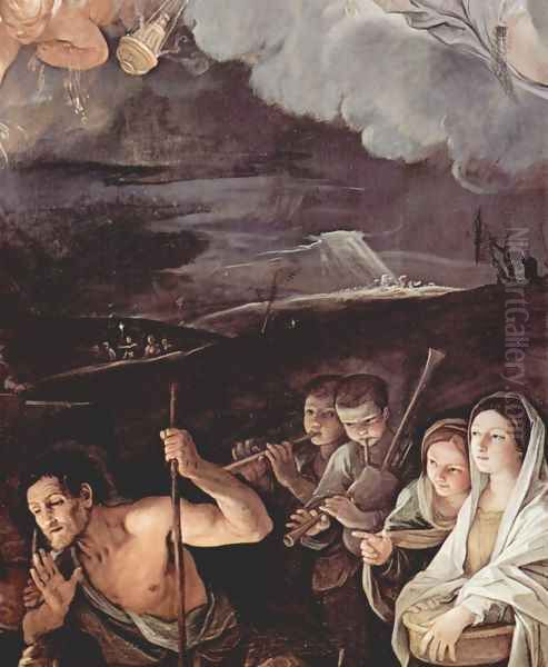 Adoration of the Shepherds, detail 2 - view 1