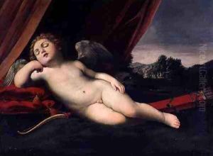 Sleeping Cupid by Guido Reni