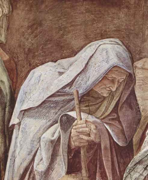 Frescoes in the Palazzo Quirinale, Cappella dell'Annunciata, entrance wall, scene, Maria birth, Detail 3 - view 1