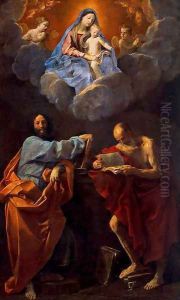 The Virgin and Child Between Saints Thomas and Jerome