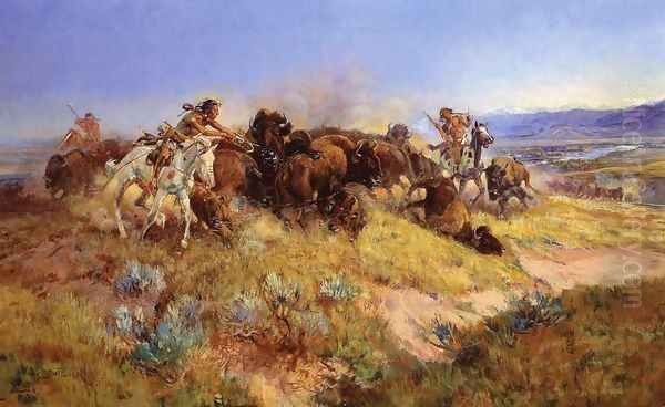 Buffalo Hunt No.40 - view 1