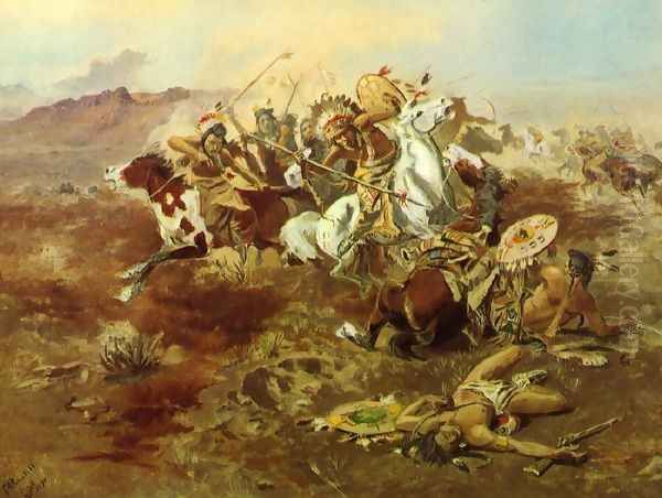 Indian Fight, #1 - view 1