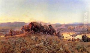 When the Land Belonged to God by Charles Marion Russell