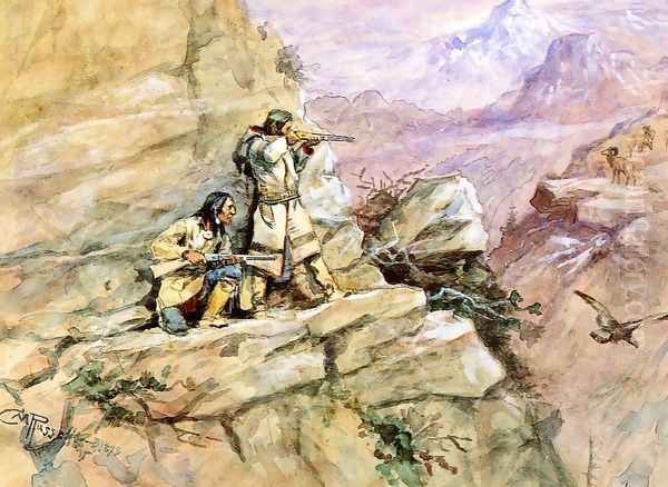 Hunting Big Horn Sheep - view 1
