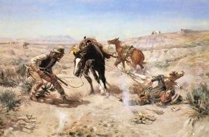 The Cinch Ring by Charles Marion Russell
