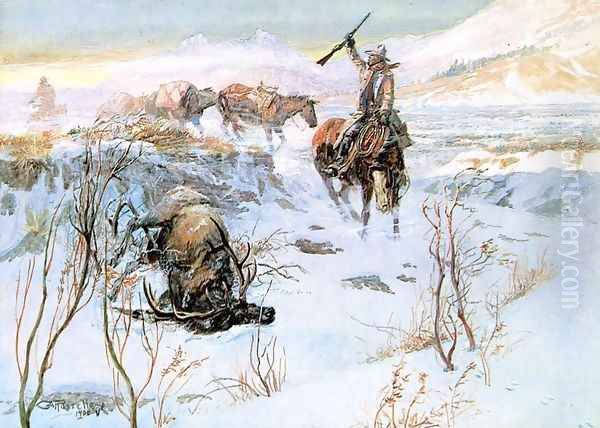 Christmas Dinner for the Men on the Trail - view 1