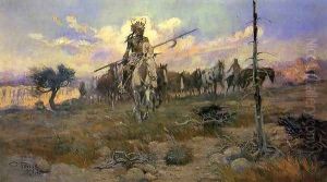 Bringing Home the Spoils by Charles Marion Russell