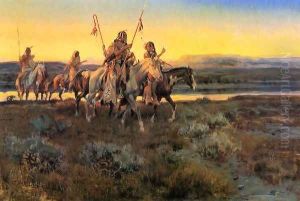 Piegans by Charles Marion Russell