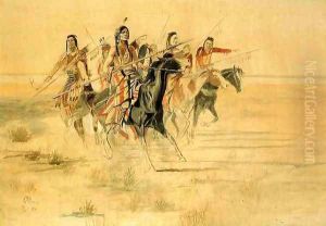 Indian Hunt by Charles Marion Russell