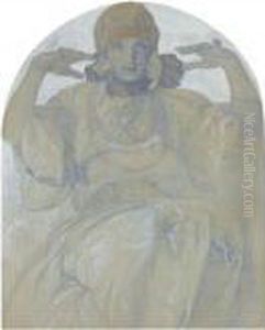 Jaroslava Mucha by Alphonse Maria Mucha