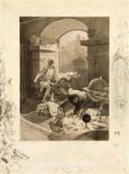 Rudolph Ii Visiting Tycho De Brahe - view 1