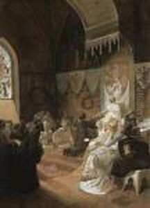 A Historic Scene by Alphonse Maria Mucha