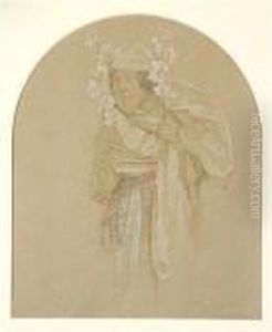 An Allegory Of Spring by Alphonse Maria Mucha