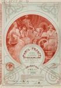 Actionset Obligations Paris-france by Alphonse Maria Mucha