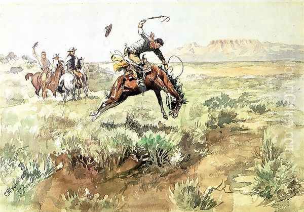 Bronco Busting - view 1