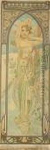 Die Pracht Des Tages by Alphonse Maria Mucha