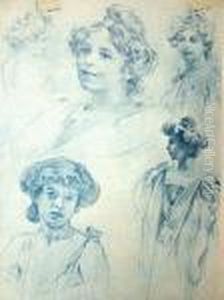 Figure Studies by Alphonse Maria Mucha