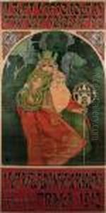 Vi. Slet Vsesokolsky Ceske Obce Sokolske by Alphonse Maria Mucha