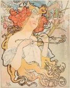 Juin by Alphonse Maria Mucha