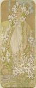 Lily by Alphonse Maria Mucha