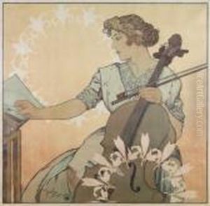 Zdenka Cerny by Alphonse Maria Mucha