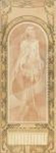 L'annee Qui Vient by Alphonse Maria Mucha