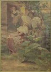 The Hunting by Alphonse Maria Mucha