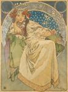 Princess Hyacintha - Poster by Alphonse Maria Mucha