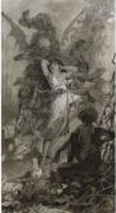 The Dance Of Death by Alphonse Maria Mucha