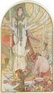 Salammbo. by Alphonse Maria Mucha