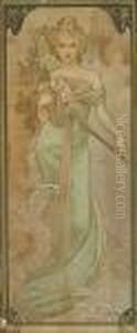 Spring by Alphonse Maria Mucha