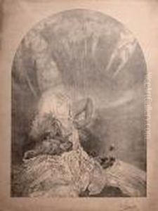 Spring Kiss by Alphonse Maria Mucha