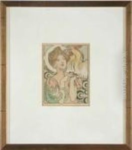 Jugendstilschonemit by Alphonse Maria Mucha