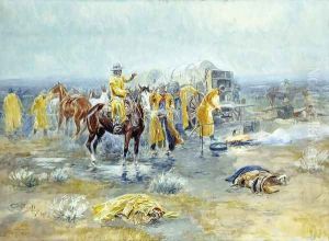 Rainy Morning by Charles Marion Russell