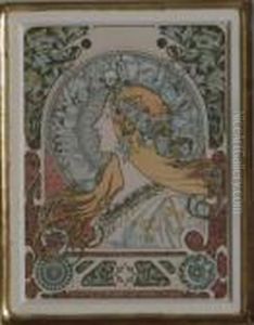 La Plume by Alphonse Maria Mucha