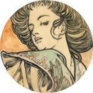 Portrait D'une Jeune Femme, Vers 1900