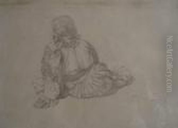 Jeune Fille De Dos - view 1