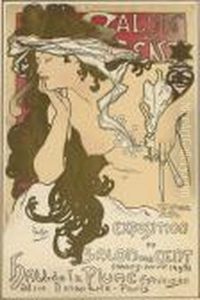 Salon Des Cent by Alphonse Maria Mucha