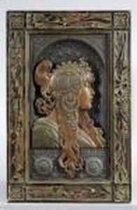 Tete Byzantine by Alphonse Maria Mucha
