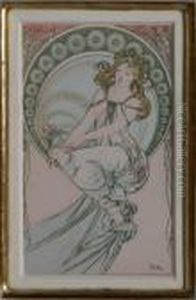 La Peinture by Alphonse Maria Mucha