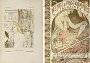 Menus & Programmes Illustres by Alphonse Maria Mucha