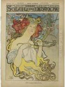 Soleil Du Dimanche by Alphonse Maria Mucha