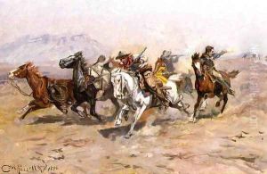 Outnumbered by Charles Marion Russell
