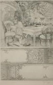 Plate From Documents Decoratifs by Alphonse Maria Mucha